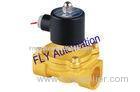 1.05 Mpa 24V Unid 2 Ways Brass Zinc Alloy Water Solenoid Valves 2W250-25