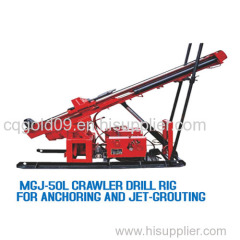 MGJ-50L Crawler Type Anchor Drilling Rig With Diesel