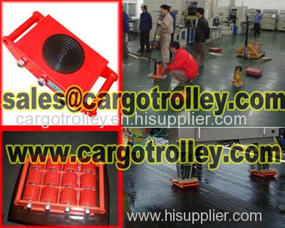 Machinery dolly also named roller skates