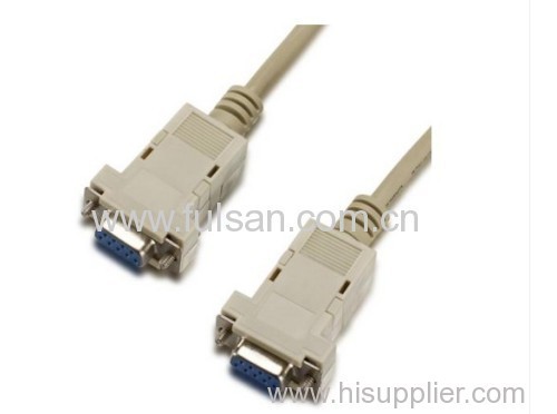 db9 female to female rs232 cable Null Modem Cable Printer Cable