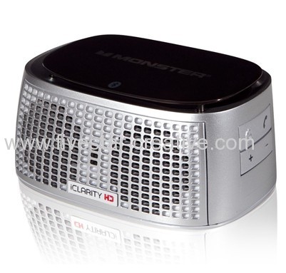 Monster Power iClarityHD Precision Micro Bluetooth Speakers 100 Silver