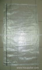 Transparent packing bag with black trips