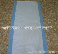 Plastic packing bag for packing flour