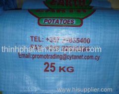 PP woven bag for packing potato