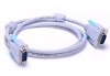 Factory direct sell vga cable VGA15 Male monitor cable with 2 ferrites