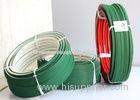 Red PU polyurethane Super Grip Belt with Top green PVC Vee Corrugated belt