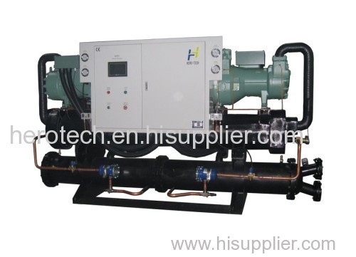 Water cooled screw chiller