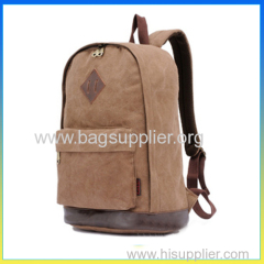 Trendy cute canvas rucksack backpack travel bag