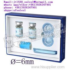 small contact lenses for marked cards|6mm of inner diameters
