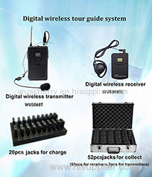 2.4G digital wireless tour guide system for conference and tour group