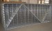 Welded mesh farm fence gate infilled wire farm fence gate