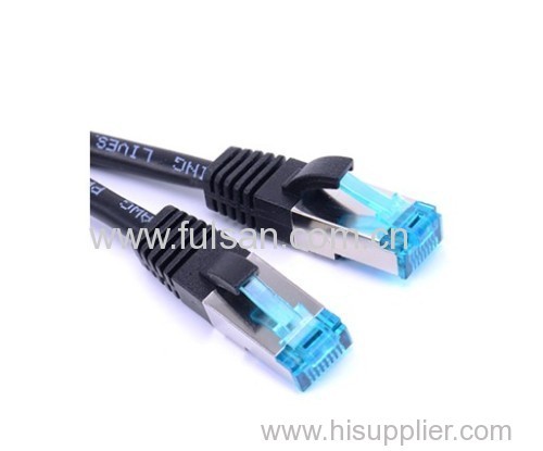 High Quality Black with Shiled RJ45 Plug FTP Cat5E Patch Cord