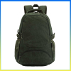 Trendy hot selling vintage canvas durable hiking backpack