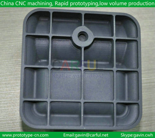 Molded plastic shell CNC machining