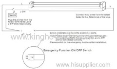 1.2m 18W T10 Emergency Light( 8hours charging time)