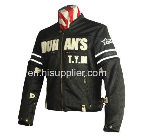 Sportswear Net Mesh Cloth Racing Jacket Black