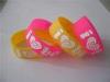 Debossed Silicone Energy Bracelet / 1 Inch Silicone Wristbands