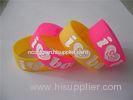 Debossed Silicone Energy Bracelet / 1 Inch Silicone Wristbands
