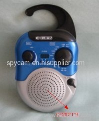 Spy Radio Camera Hidden Waterproof bathroom Spy Camera DVR 32GB