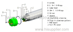 9-26W T10 Refrigeration LED tube(IP66)