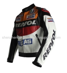 Motorcycle Jacket REPSOL PU LEATHER