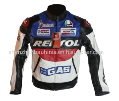 Motorcycle Jacket REPSOL PU LEATHER