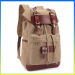 canvas leather hiking bag backpack