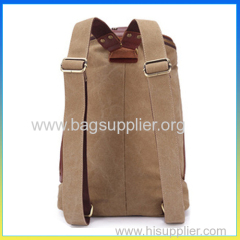 2014 popular durable canvas shoulder package laptop computer backpack bag