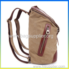 2014 popular durable canvas shoulder package laptop computer backpack bag