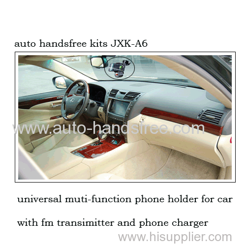 Stories about the muti-function cell phone holder handsfree car kit JXK-A6 part 1