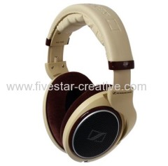 Sennheiser HD598 High-End Open Circumaural Over Ear Headphones Burl Wood Accents