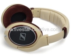 Sennheiser HD598 High-End Open Circumaural Over Ear Headphones Burl Wood Accents