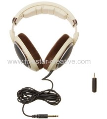 Sennheiser HD598 High-End Open Circumaural Over Ear Headphones Burl Wood Accents