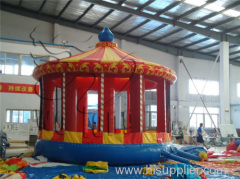 Outdoor commercial amusement inflatable castle inflatable outdoor slide for kids