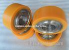 Aging Resistant Industrial Bisque PU Polyurethane Wheels coating with Iron Core