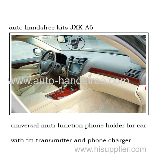 Stories about the muti-function cell phone holder handsfree car kit JXK-A6 part 2