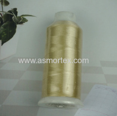 Rayon/polyester machine embroidery thread