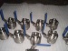 A105,SS304,SS316 Duplex 2205,2507,2520,904L forged 3pc flanged ball valve