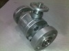 Stainless steel 3pc forged flange ball valve