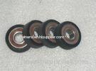 Industrial Bisque PU Polyurethane Wheels Coating Aging Resistant With Iron Core