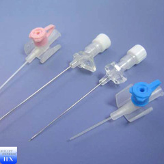 I.V. Cannula with Injection Valve and wings