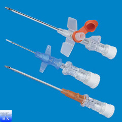 I.V. Cannula with Injection Valve and wings