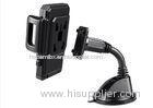 Lightweight Touch Black Metal Phone Holder With Wireless , Universal Car Phone Holder
