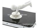 Windscreen white portable Lazy Phone Holder mini OEM with 3D standing man