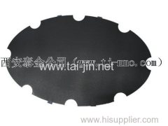 Iridum base/Ruthenium base coated disk anode