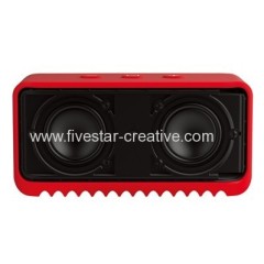 Solemate Mini Portable Wireless Speakers With Big Sound in Red