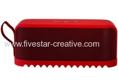 Solemate Mini Portable Wireless Speakers With Big Sound in Red