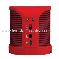 Solemate Mini Portable Wireless Speakers With Big Sound in Red