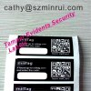 Tamper Evident Sticker with QR Code Customized