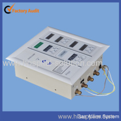 Hospital operating room medical gas alarm system